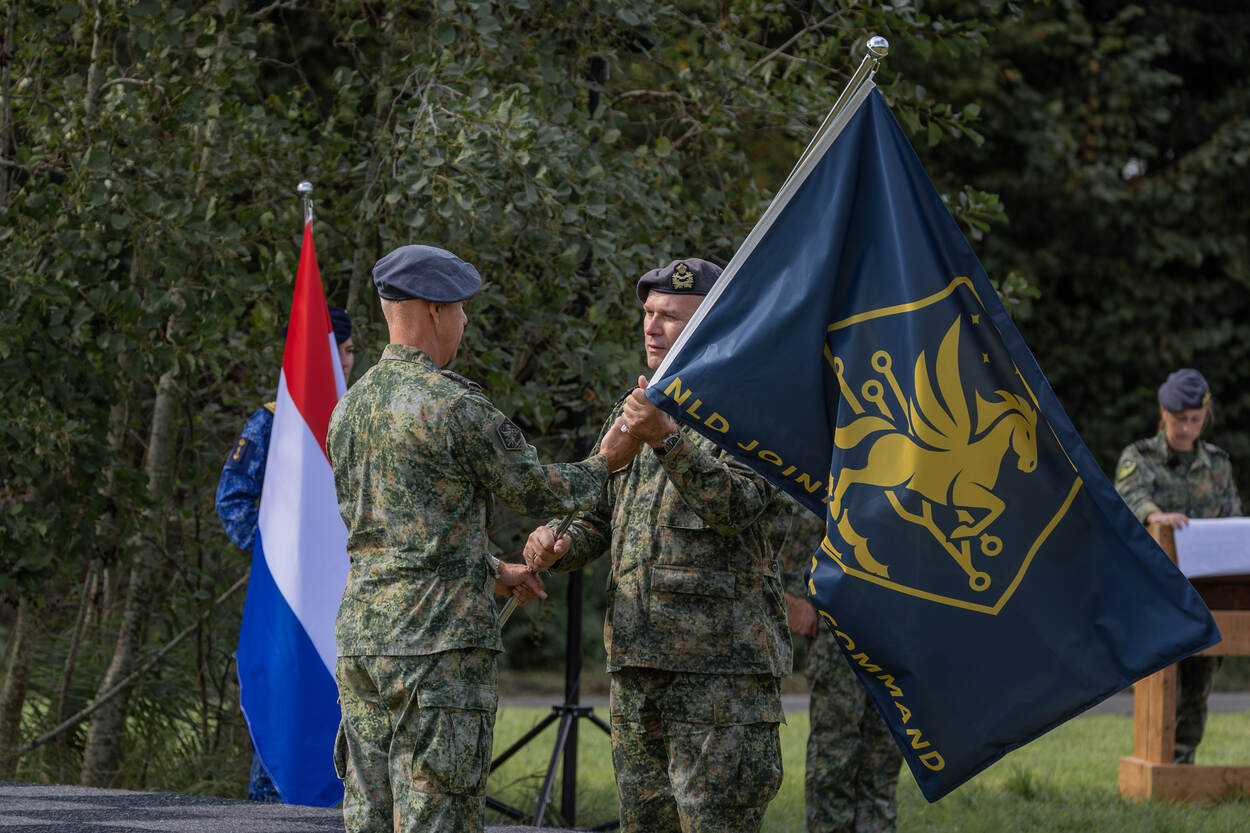 Commando-overdracht van het Joint Forces Command.