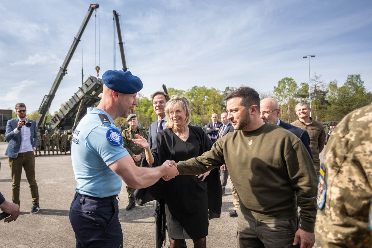 Bezoek president Zelensky aan Nederland.