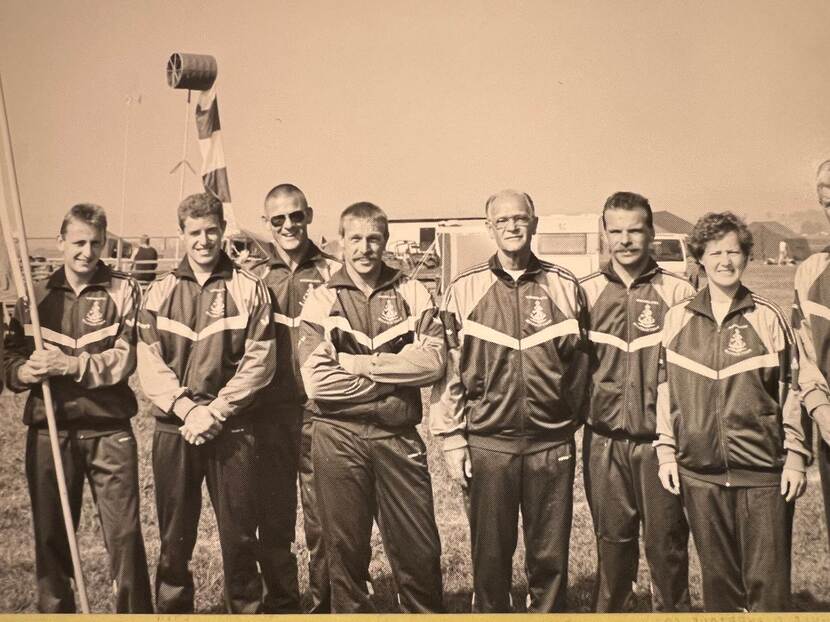 Het Militair Parachuteteam in de jaren 80.