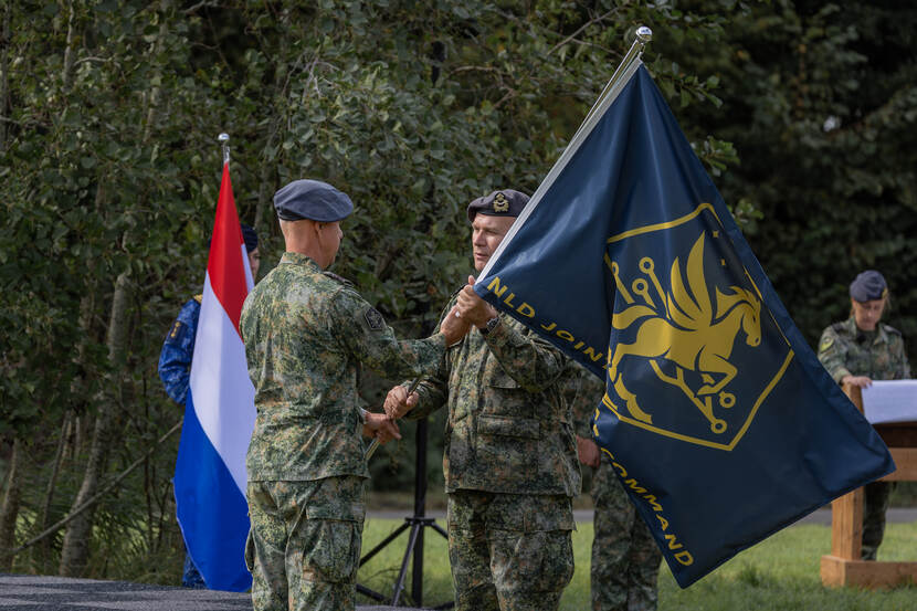 Commando-overdracht van het Joint Forces Command.