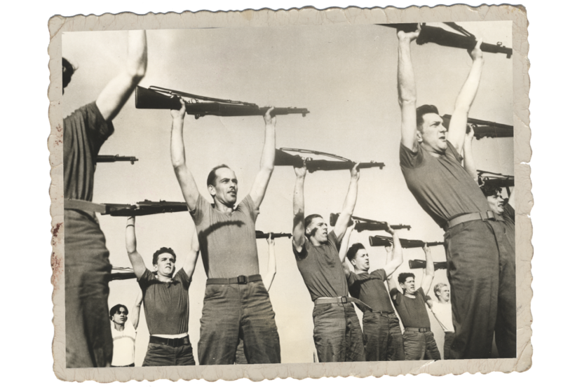 Mariniers trainen lang geleden op Camp Lejeune.