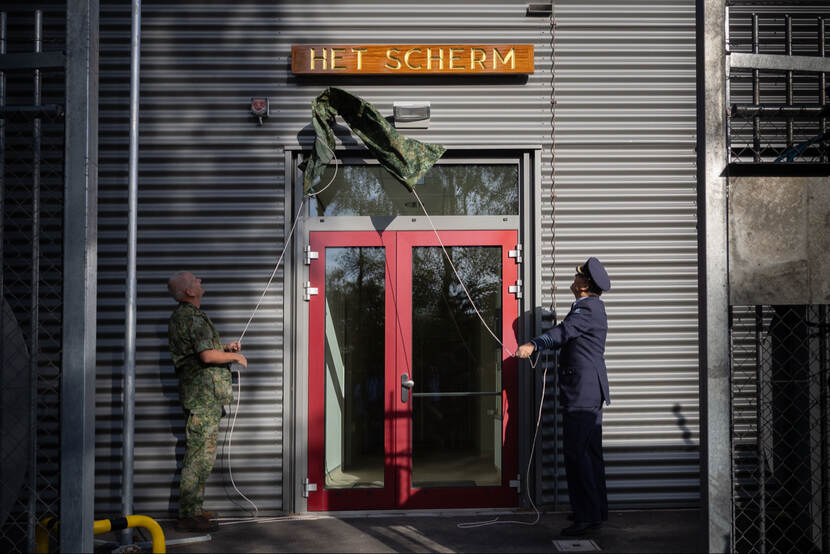 Het nieuwe EOD-gebouw.