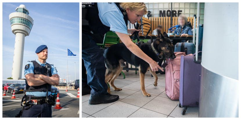 Dagelijks wordt er onbeheerde bagage aangetroffen. Een explosievenhond onderzoekt het pakket op verdachte zaken. Vaak is het loos alarm, maar veiligheid gaat boven alles.