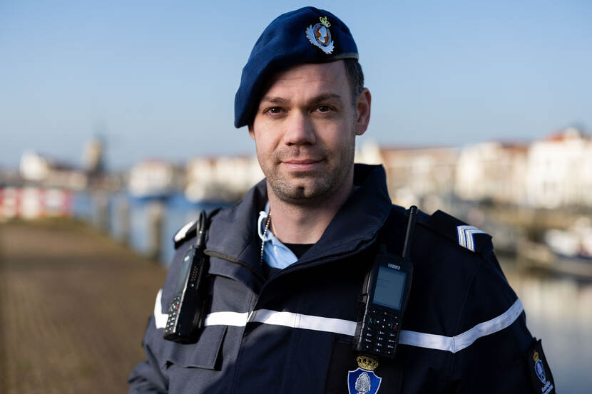 Portretfoto van opperwachtmeester Roy.