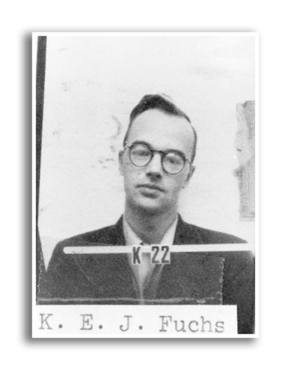 zwart-wit politiefoto van Klaus Fuchs
