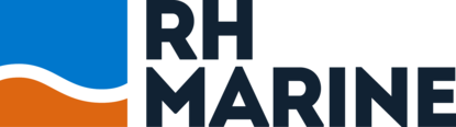 Het logo van RH Marine.