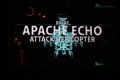 Video-still uit presentatie van de nieuwe Apache Echo.