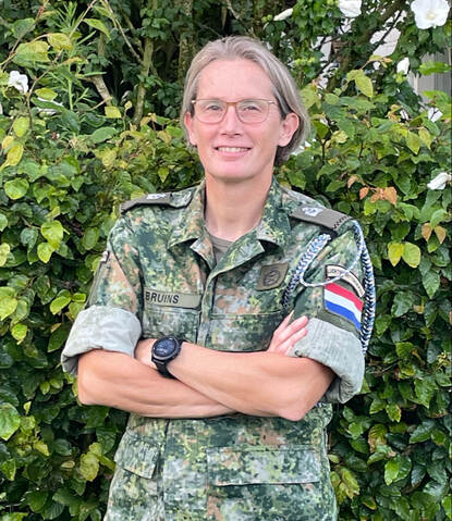 Stafadjudant DHC Daniëlle Bruins-Kuypers.