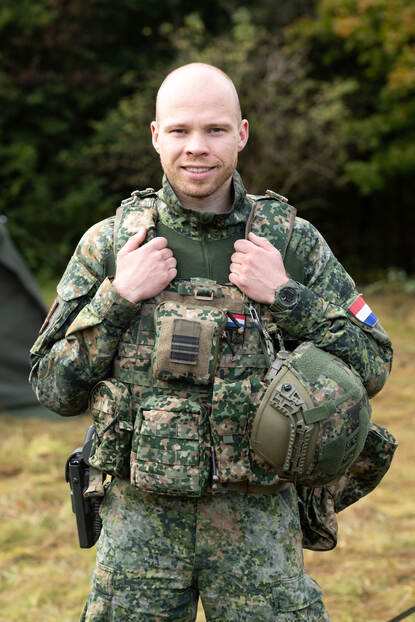 Portret van majoor Lars