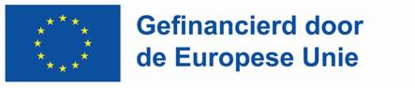 Logo gefinancierd door de Europese Unie.